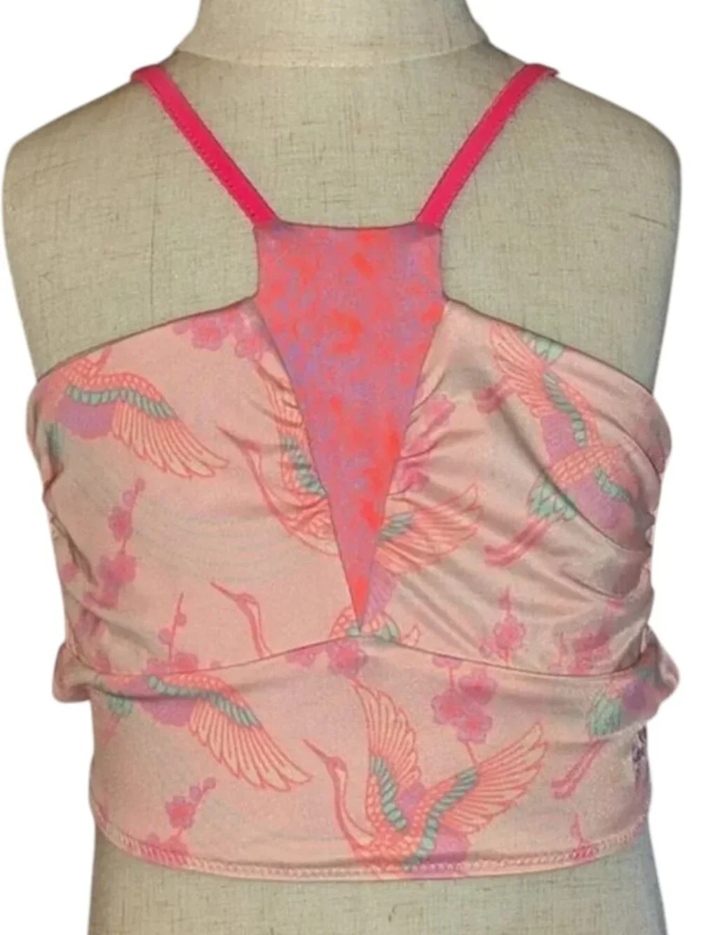 NEW Bowie X James Bo + Arrow Reversible Swimsuit Tankini Bikini Top Swimming NWT